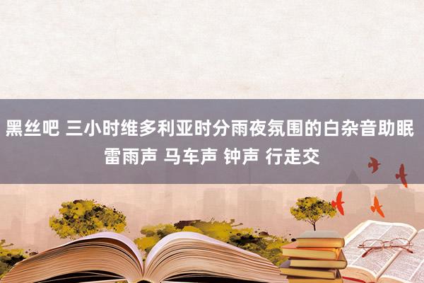 黑丝吧 三小时维多利亚时分雨夜氛围的白杂音助眠 雷雨声 马车声 钟声 行走交