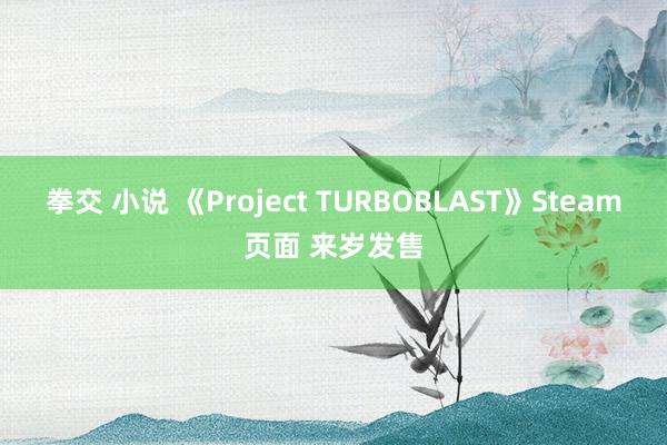 拳交 小说 《Project TURBOBLAST》Steam页面 来岁发售